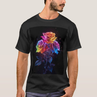 Regnbågsrosor med stolthet t shirt