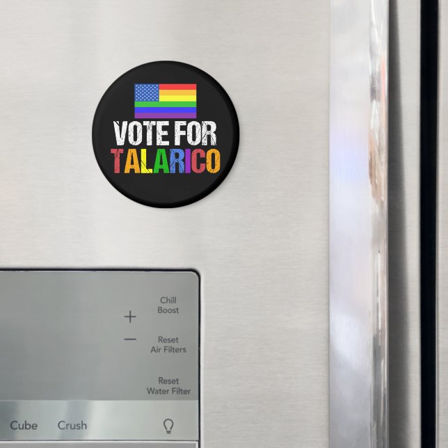 Regnbågsröst för Talarico 2026 års val Magnet (In Situ (Fridge))