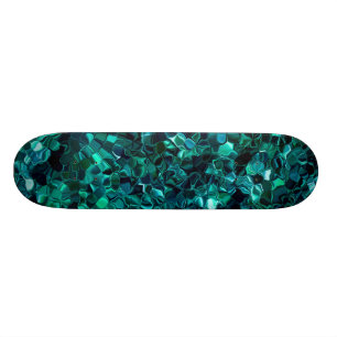 Regnbågsskimrande Old School Skateboard Bräda 21,6 Cm