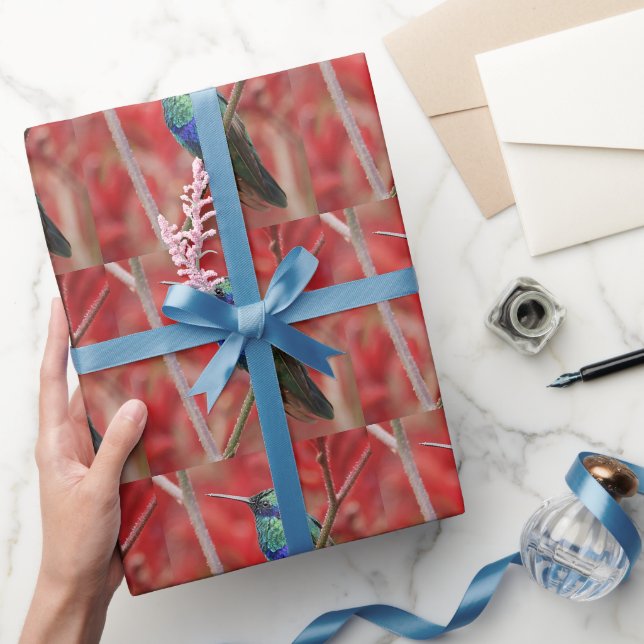 Regnbågsskimrande sken som slår in papper presentpapper (Gåvor)