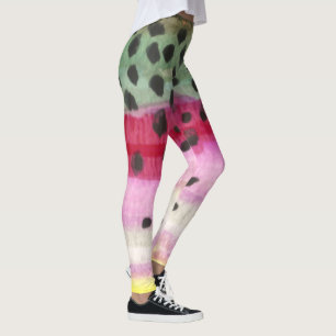 Regnbågssköldpadda, fisketylogi leggings