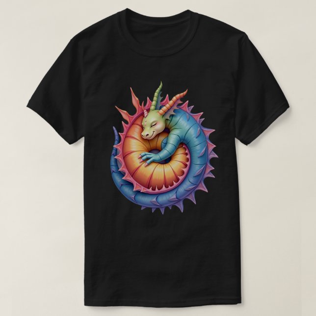 Regnbågssövare T Shirt (Design framsida)