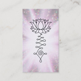 *~* Regnbågssparkles Lotus Reiki Healenergin Visitkort