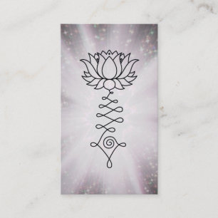 *~* Regnbågssparkles Lotus Reiki Healenergin Visitkort