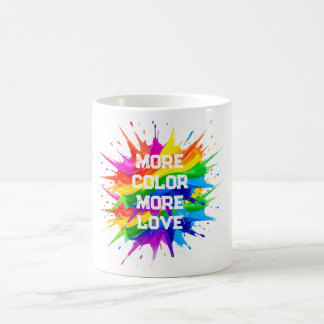 Regnbågsstänk Pride Month-design Kaffemugg