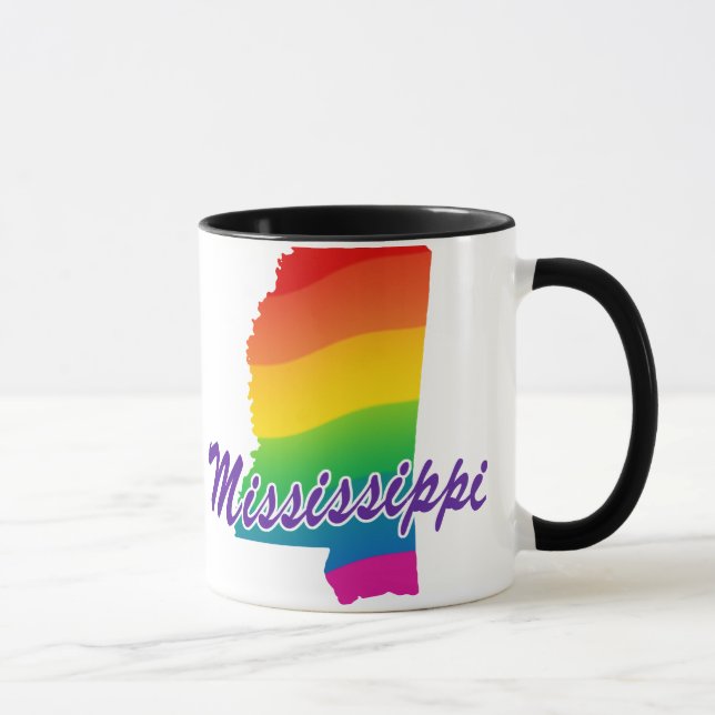 Regnbågsstaten Mississippi Mugg (Höger)