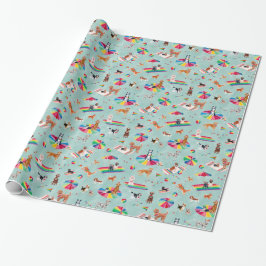 REGNBÅGSSTOLT HUND PRESENTPAPPER