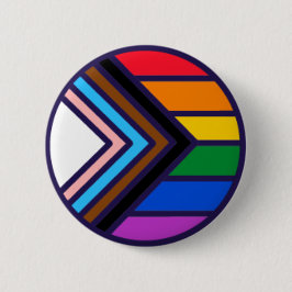 Regnbågsstolthetsflagga HBTQ+ Knapp
