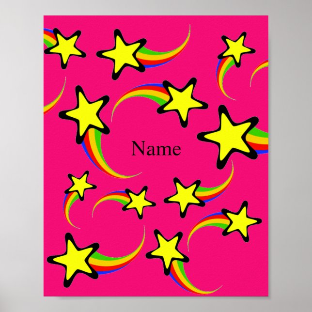 Regnbågsstöttar Thunder_Cove Poster (Framsidan)