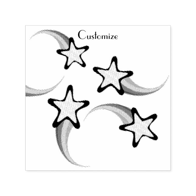 Regnbågsstöttar Thunder_Cove Självfärgande Stämpel (Design)