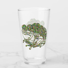 RegnbågstÄNt glasutseende Frog Art Beer Drink Glaskopp