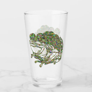 RegnbågstÄNt glasutseende Frog Art Beer Drink Glaskopp
