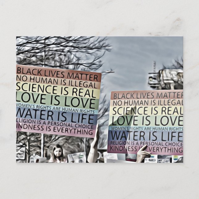 Regnbågstecken Vykort (Framsida)