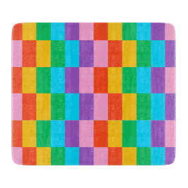 Regnbågsteg blockerar dekorativt glas Mönster