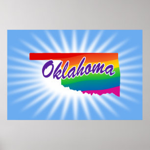 Regnbågstillståndet i Oklahoma Poster