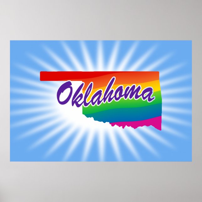 Regnbågstillståndet i Oklahoma Poster (Framsidan)