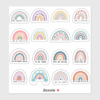 Regnbågstitivitetsmärken Klistermärken