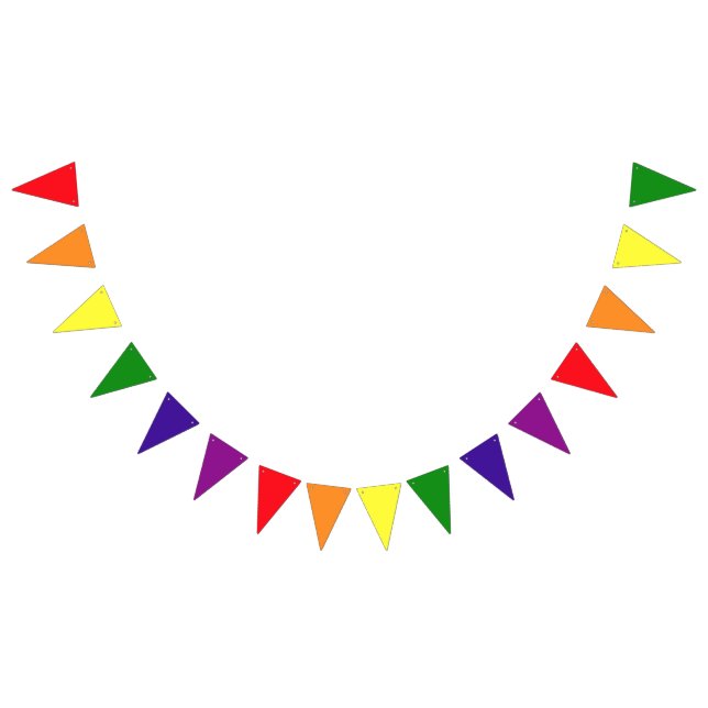 Regnbågstriangelfan Gay Pride-fest Vimplar (Alla)