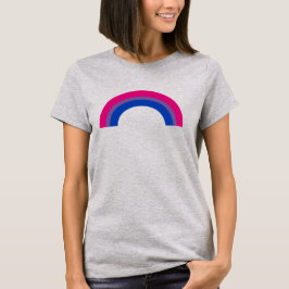Regnbågströja för bisexuell stolthet t shirt