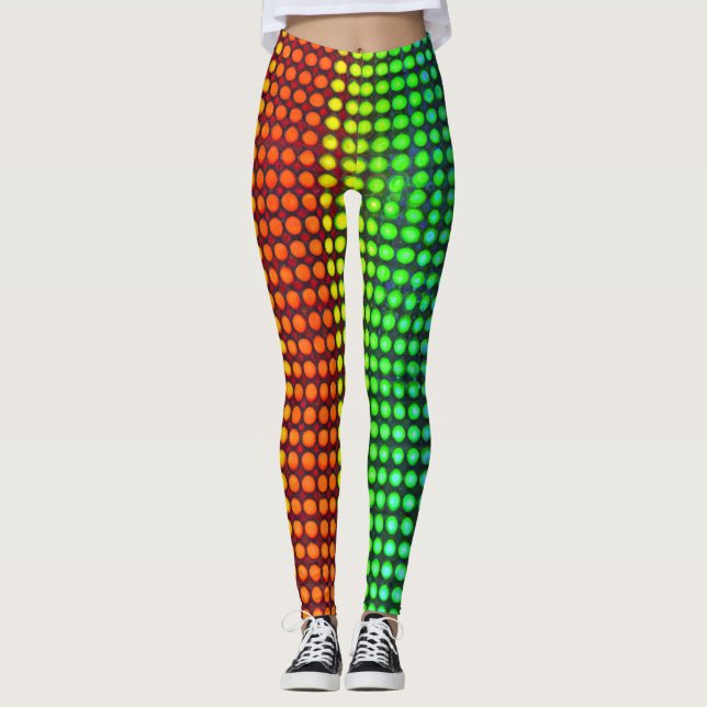 Regnbågströjning Leggings (Framsida)