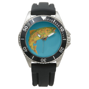 RegnbågsTrout aspen Löv 2 Armbandsur
