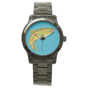 RegnbågsTrout aspen Löv 3 Armbandsur