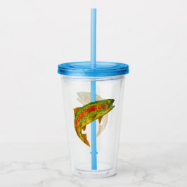 RegnbågsTrout aspen Löv 5 Take Away Mugg