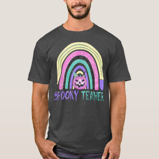 Regnbågstrumpa eller styck av Halloween för T Shirt