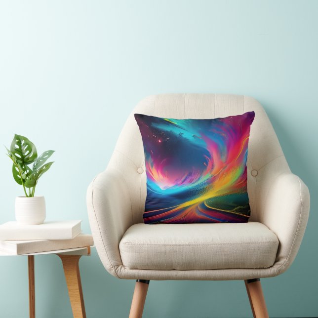 Regnbågstrumpor Kudde (Stol)