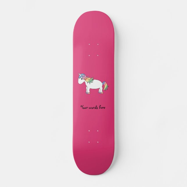 Regnbågsunie Skateboard Bräda 20,5 Cm (Framsida)