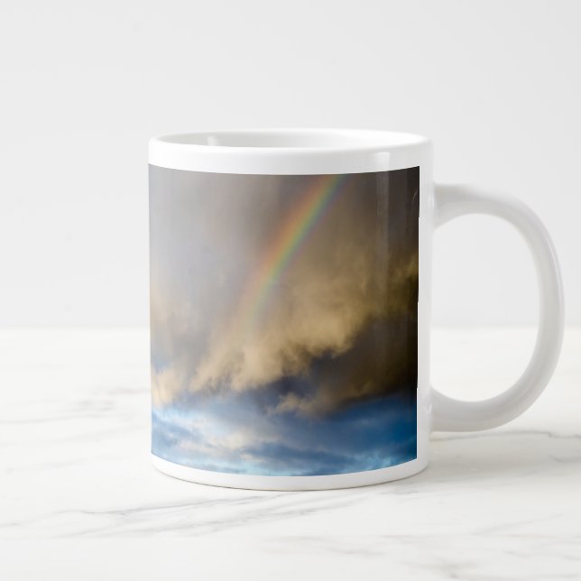 regnbågsuppror jumbo mugg (Höger)