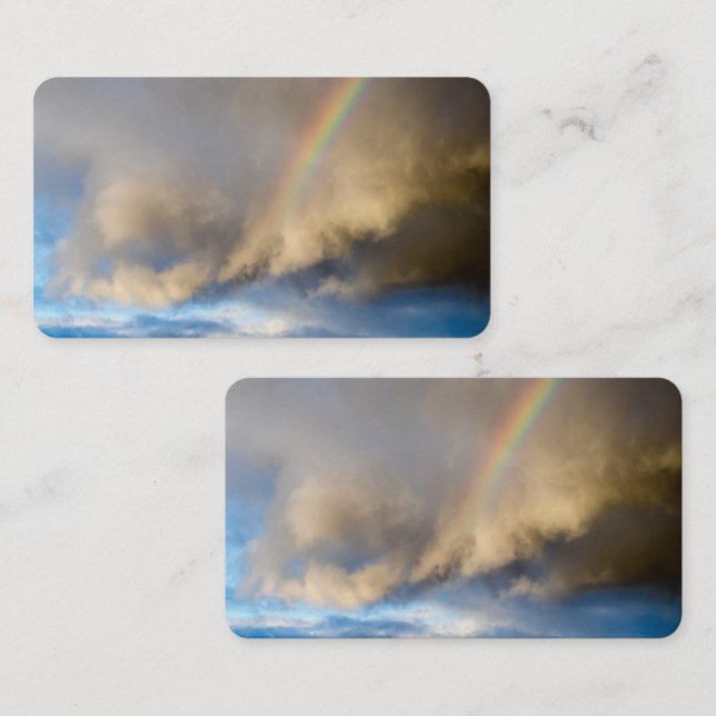 regnbågsuppror visitkort (Fram/baksida)
