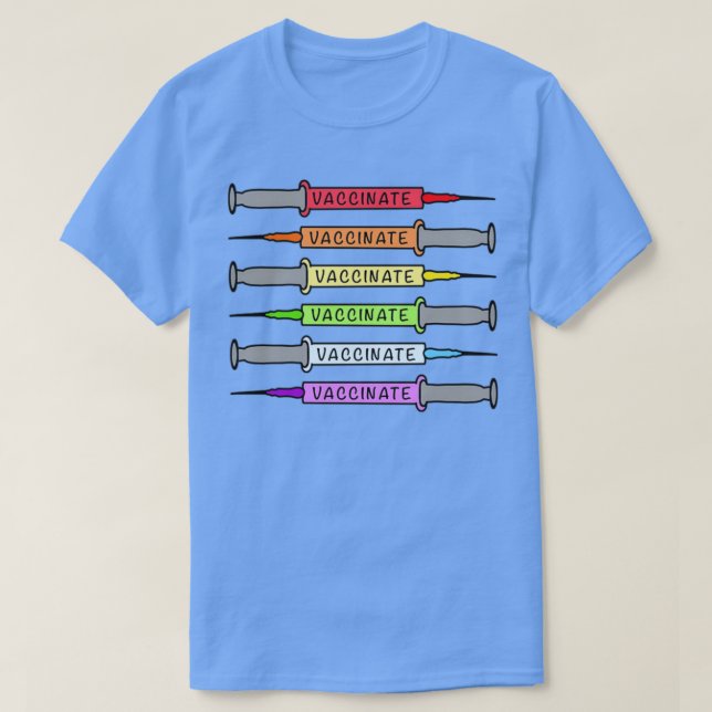 Regnbågsvacciner 1 t shirt (Design framsida)