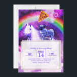 Regnbågsvamp i rymden som kör enhörning inbjudningar<br><div class="desc">Regnbågpug i rymden på ett enmajsungsdjur i hund,  unicorns vackra mytstuga,  hästfantasi himmel galaxy,  rymdkosmos naturvetenskap universum,  donut cookie söt,  gullfärfull lunch,  schaktfull pizza fast,  matpuggpuggar kärlek-valpen,  lycklig-doggy lustigt,  djurpug unicorn.</div>