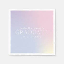 regnbågsvapor av trendig studenten pappersservett