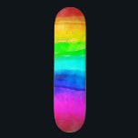 Regnbågsvattenfärg Mini Skateboard Bräda 18,5 Cm<br><div class="desc">Rainbow WatercolorOavsett om du håller på att mala på halvpipan eller kickflips på gatan,  har den här tävlingsformade skivan en överlägsen pop! Våra däck är gjorda av den bästa hårda stenen och med vår processaa för att få en typ av tryck. Du får världens bästa skateboard.</div>