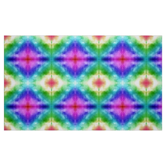 Regnbågsvattenfärger Tyg (Fat Quarter)