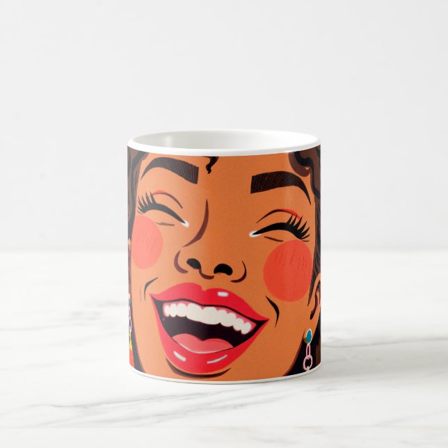 Regnbågsvibbar Kaffemugg (Center)