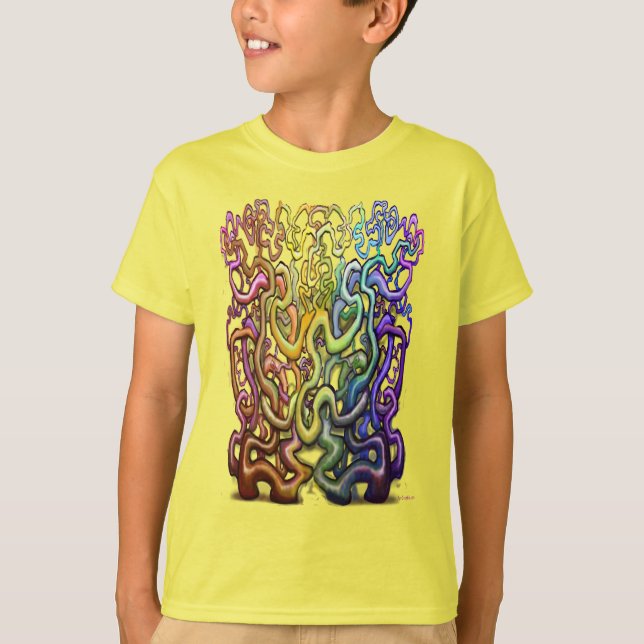 Regnbågsviner T Shirt (Framsida)