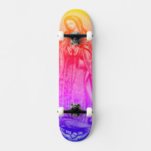 Regnbågsvirus Mary Skateboard Deck