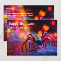 🌈🕷️Regnbågswebb magisk vykort