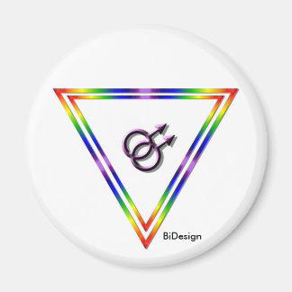 Regnbågtriangel Male/Male Magnet