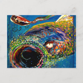 Regnbågtrout Art Vykort