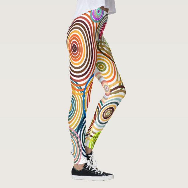 Regnbåkretsar Leggings (Höger)