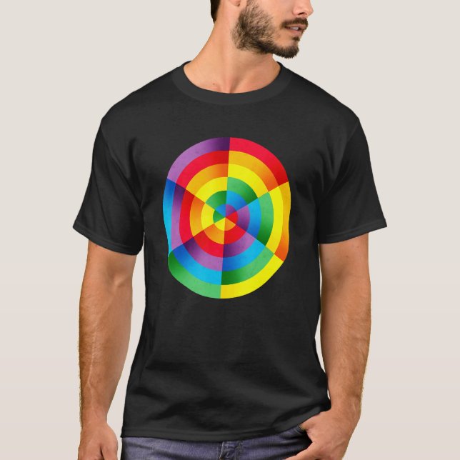 Regnbåkretsar T Shirt (Framsida)