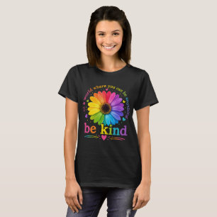 Regnbogsblomma Inspirerande Citat  T Shirt