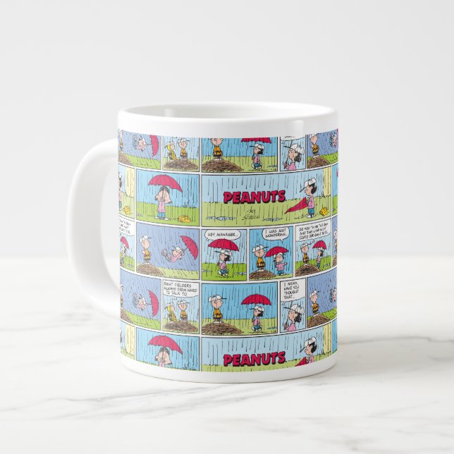 Regndagen på baskelspelet jumbo mugg (Framsida vänster)