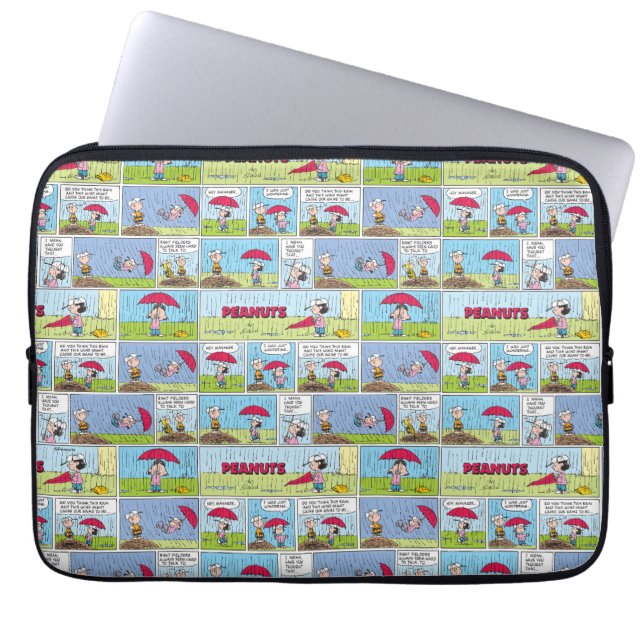 Regndagen på baskelspelet laptop fodral (Framsidan)