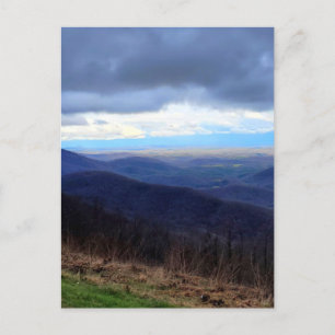 Regndagen på Sten slottet Gorge Overlook Vykort