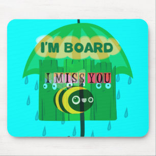 Regndags Roligt: Böns perspektiv. "Jag är ombord" Musmatta